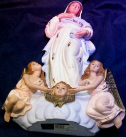 VIRGEN PURISIMA Marmolina 38cms 004